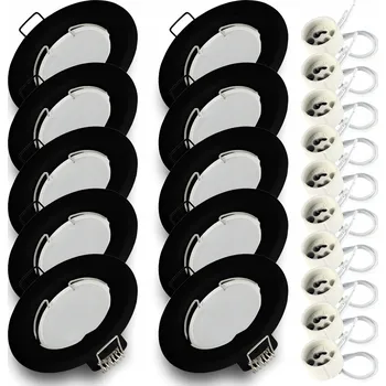 Stropní zapuštěné svítidlo Kwazar Luminaire 7 W GU10 černé