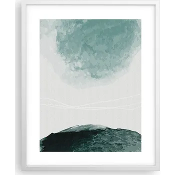 Obraz Obraz plakát na zeď v bílém rámu 40x50 moderní plakáty do obýváku