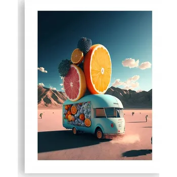 Obraz Obraz plakát na zeď bez rámu 40x50 karavan plakáty do obývacího pokoje ložnice