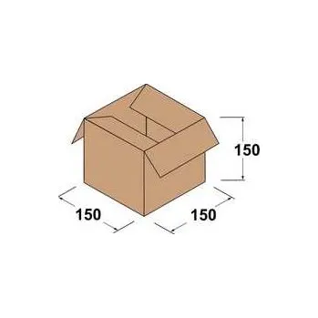 Obalový materiál Kartonová krabice 3VVL 150x150x150 mm bílo-hnědá,rychlé dodání