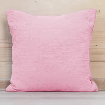 Povlak na polštářek Mušelínový povlak na polštář MSN-040 Růžový 50 x 60 cm