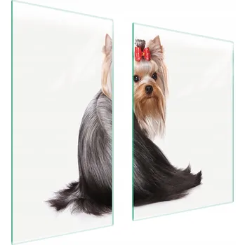 Kuchyňské prkénko Krájecí deska TMK ArtDeko sklo 2 ks