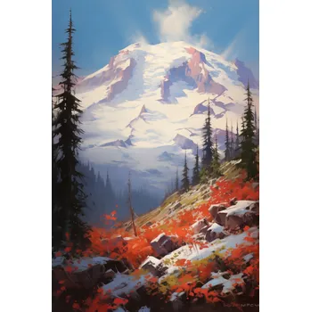 Plakát Plakát Majestát horských průsmyků bez rámu 61 x 91,5 cm