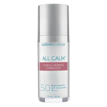 Pleťový krém Colorescience All Calm® Clinical Redness Corrector SPF 50 - Ochranný krém na korekci zarudnutí 30 ml