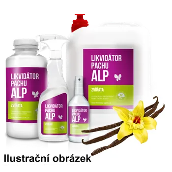 Pohlcovač pachu Likvidátor pachu ALP - Zvířata - Vanilka Objem: 1000 ml