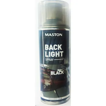 Barva ve spreji SPREJ NA ZATMAVENÍ SVĚTEL transparentní černý MASTON 1031