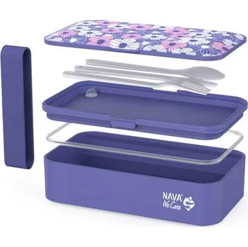 Svačinový box NAVA obědový box LUNCH BOX pro 0,65 l We Care