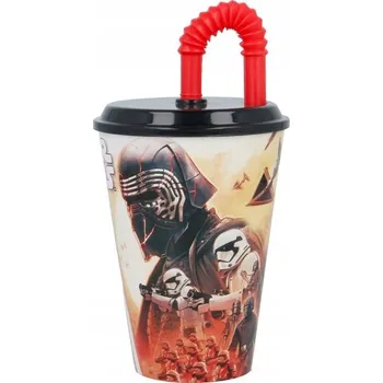 Stor 12730 Hrnek s brčkem Star Wars 0,43 l