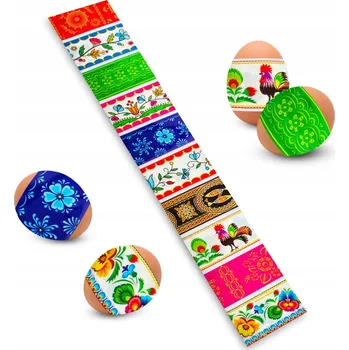 Velikonoční dekorace TERMOSMRŠŤOVACÍ OBALY / KOŠILKY NA VELIKONOČNÍ VEJCE 10 Ks