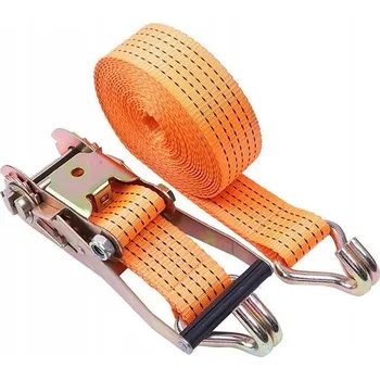 autokoberec PŘEPRAVNÍ POPRUH S RÁČNOVÝM NAPÍNÁKEM ORANŽOVÝ 3 TUNY 50mm 8m