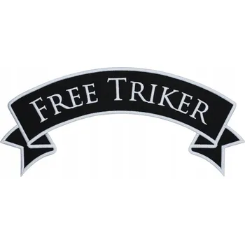 Nášivka Nášivka FREE TRIKER šerpa na záda VÝŠIVKA 31 cm