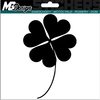 Samolepicí dekorace na vozidlo NÁLEPKA na auto JETEL PRO ŠTĚSTÍ LUCK 9x15