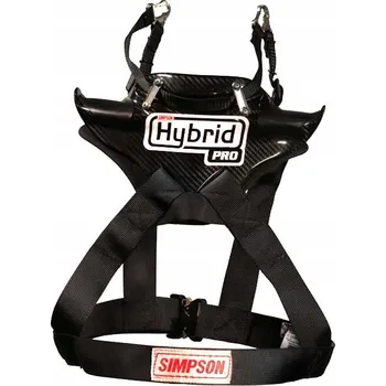 Nákrčník Motocyklový Nákrčník Simpson Pro Lite Hans černý XS