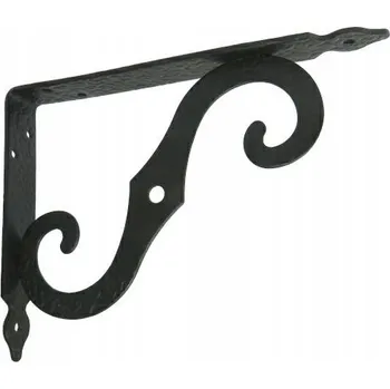 Obraz Podpěra s ornamentem Amig 20x15x2,5 cm černá