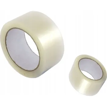 Lepicí páska 48 mm x 60 m Balicí páska TICHÉ ODVÍJENÍ Transparentní (Průhledná)