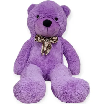 plyšák Velký plyšový medvídek 130 cm fialový