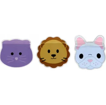 Dóza na potraviny MELII Opakovaně Použitelné sáčky na potraviny 3 ks. KOČKA PES LEV