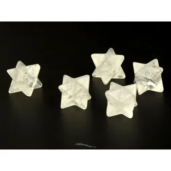 Přírodní kámen Merkaba z křišťálu cca 15mm