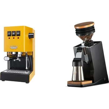 Kávovar Gaggia Classic E24, yellow + Eureka Mignon Single Dose PRO,…