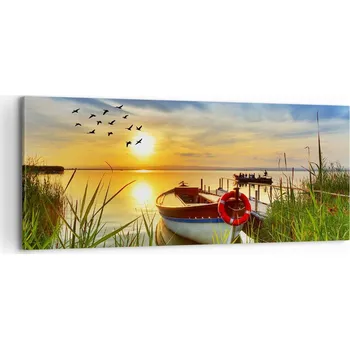 Obraz Foto obraz na plátně 100x40 krajina obývací pokoj ložnice na zeď velký