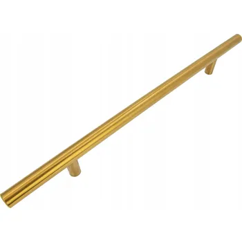 Nábytkové kování Nábytková úchytka Reling 192 mm zlatá Kovová úchytka na skříňky