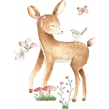 Samolepící dekorace Samolepka jelínek YokoDesign DK327 76x53 cm