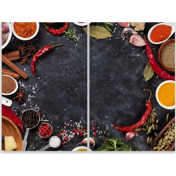 Kuchyňské prkénko Skleněná Ochranná Deska a Krájecí Prkénko | Indukce, Sporák ds-0405