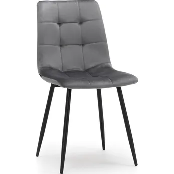 Jídelní židle Židle New Home velur šedá 1 ks