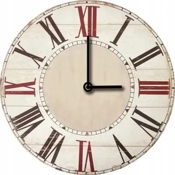 Hodiny Nástěnné hodiny dřevěné velké tiché 30x30