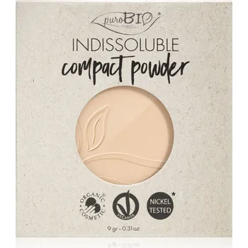Přípravek na tvář puroBIO Cosmetics Indissouble kompaktní pudr – náhradní náplň odstín T01 9 g