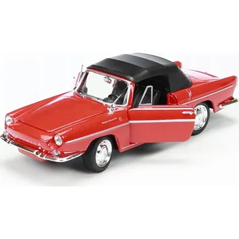 autíčko RENAULT CARAVELLE KOVOVÝ MODEL WELLY 1:24 ČERVENÝ