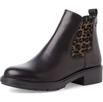 Dámské kozačky Tamaris Dámská kotníková obuv TAMARIS 25009-43-090 černá W4 39