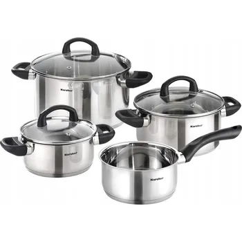 Sada hrnců Kärcher nerezová ocel 4 ks.