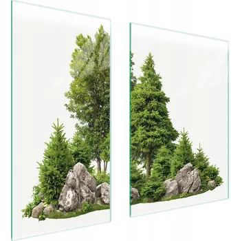 Kuchyňské prkénko Krájecí deska TMK ArtDeko sklo 2 ks