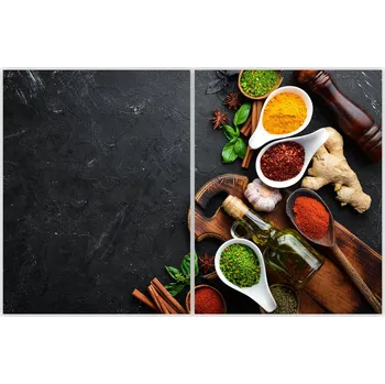 Kuchyňské prkénko Skleněná Ochranná Deska a Krájecí Prkénko | Indukce, Sporák ds-0586