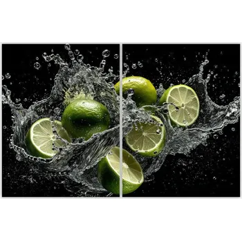 Kuchyňské prkénko Skleněná Ochranná Deska a Krájecí Prkénko | Indukce, Sporák ds-0294