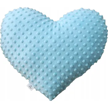 Polštář Polštář UP LiLo ve tvaru srdce 40x36 cm modrý
