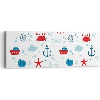 Obraz Obraz na plátně do obýváku ložnice 90x30 plachtění foto obrazy na zeď