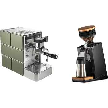 Příprava kávy Stone Espresso Mine Green + Eureka Mignon Single Dose PRO,…