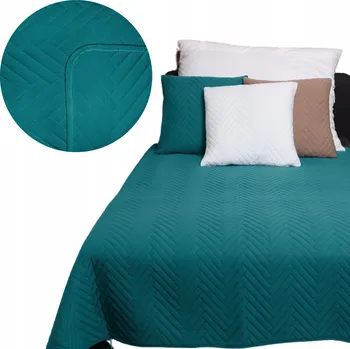 Přehoz na lůžko Přehoz na postel Rolmajster polyester 220 cm x 240 cm modrý