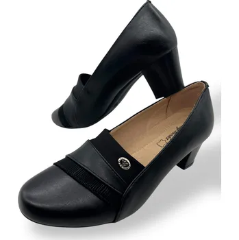 Dámské lodičky Lathay moda Dámské černé lodičky 08 Barva: Černá, Velikost: 36