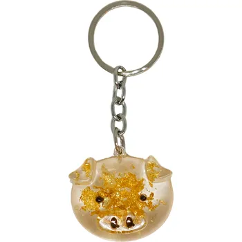 věšák na klíče Klíčenka - ZLATÉ PRASÁTKO