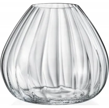 Váza Skleněná sklo Bohemia 18,5 x 16,5 cm