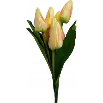 umělá květina Kytice umělých tulipánů 9 ks žlutá JUCCA