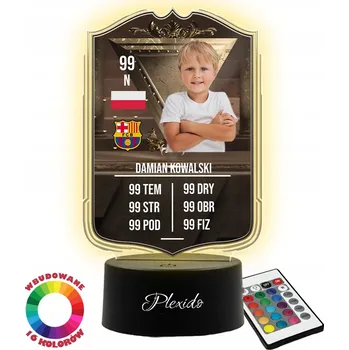 Lampička Plexido vícebarevná Noční lampa