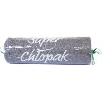 Ručník Ručník Super Kluk Giftmania DIL-P-1RCUK-S.CHŁOP šedý