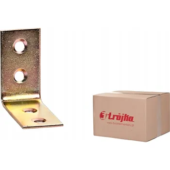 Tesařské kování Tesařský úhelník úzký 30x30x17x2 mm - 100 ks