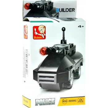 ostatní stavebnice Stavebnice Sluban Policejní Auto M38-B1600