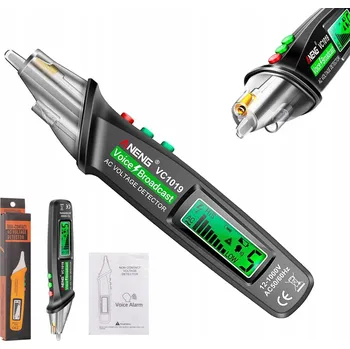 Zkoušečka Zkoušečka napětí Aneng bezkontaktní digitální 12-1000V s LED svítilnou