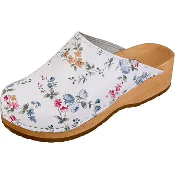 Dámská zdravotní obuv Buxa Pohodlné dřeváky PZM1 - Květinová Velikost: 38